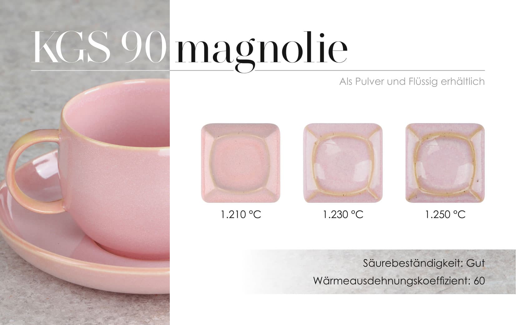 Welte Glasur KGS 90 magnolie